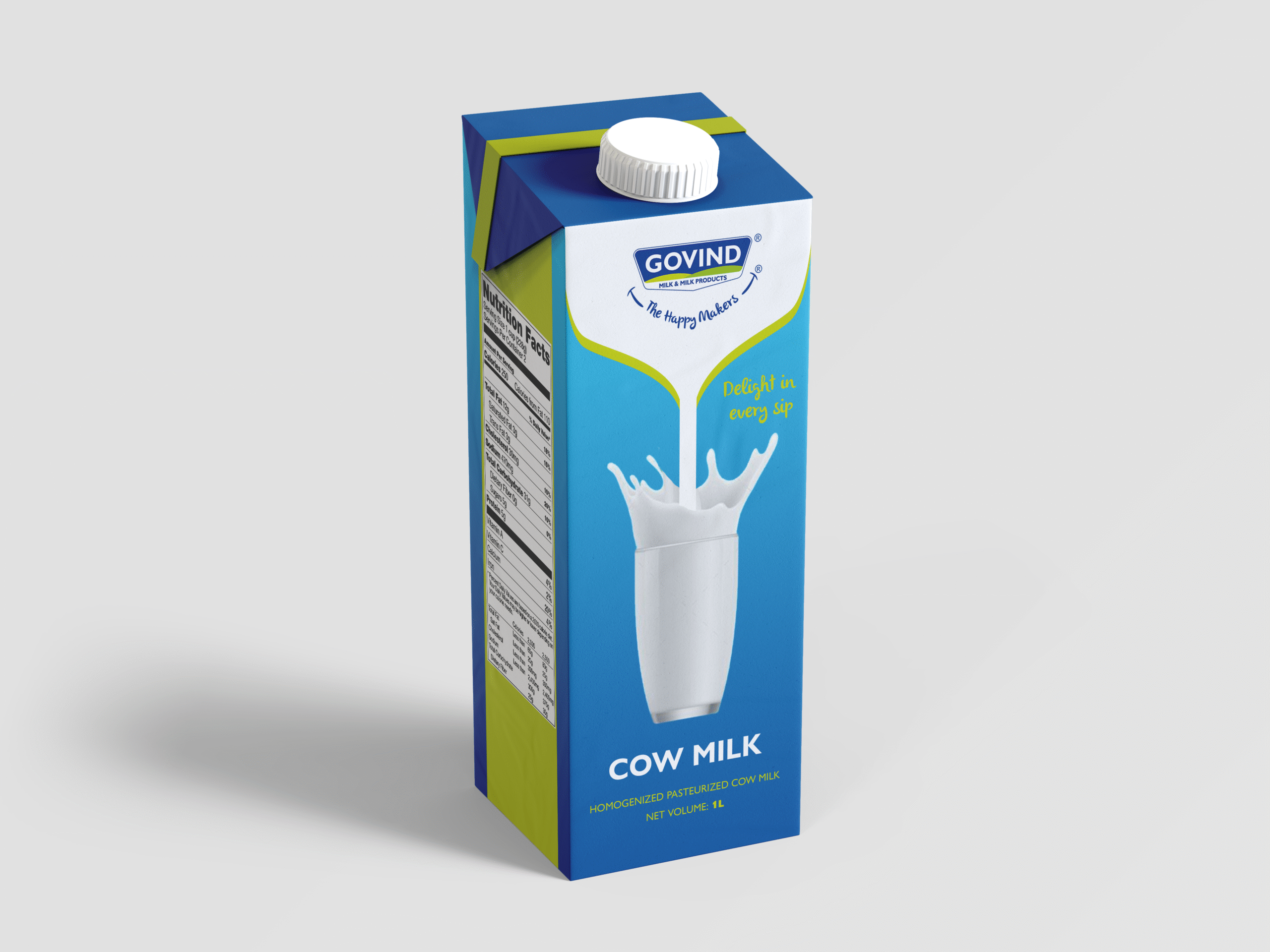 Govind Milk Packaging Design